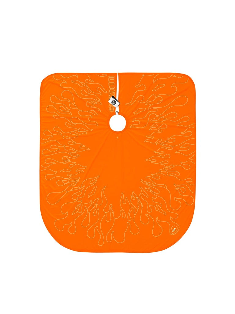 Illuzien Orange/Sail Outline Flames PRO Cape