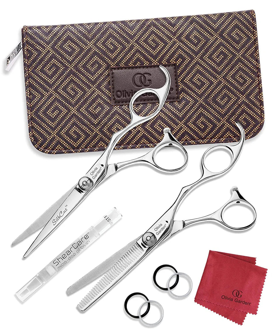 Olivia Garden SilkCut Shear & Thinner Set