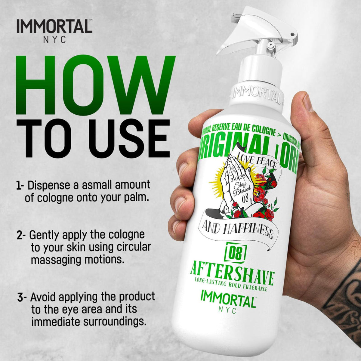 Immortal NYC Stay Blessed 08 Aftershave