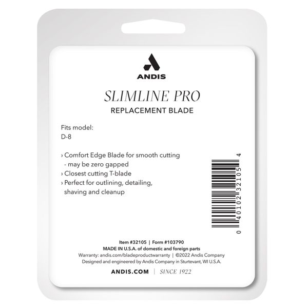 Andis SlimLine Pro Carbon-Steel T-Blade Replacement Blade