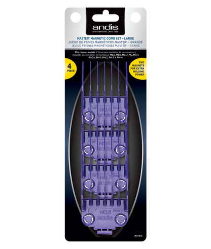 Andis Master Dual Magnet Large 4-Comb Set