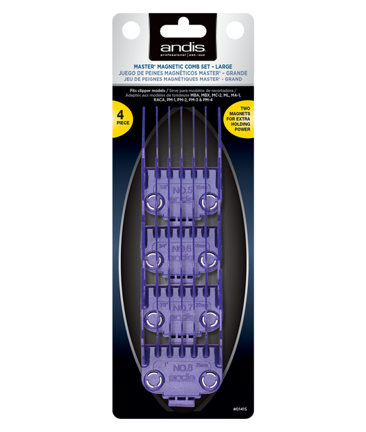 Andis Master Dual Magnet Large 4-Comb Set