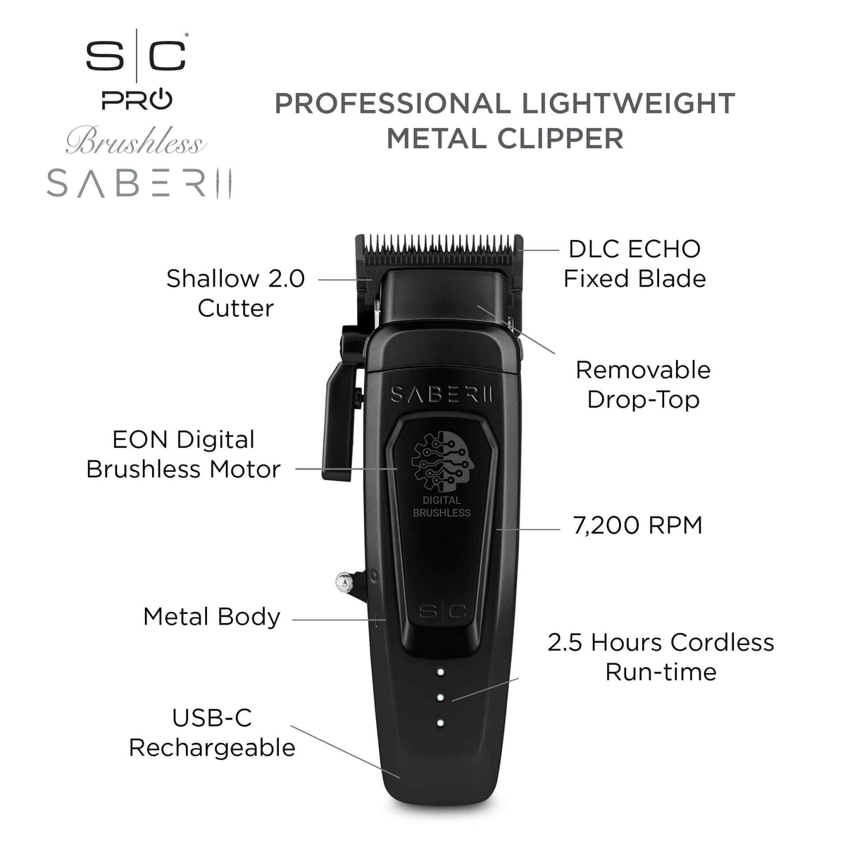 SC Saber 2.0 Clipper Black