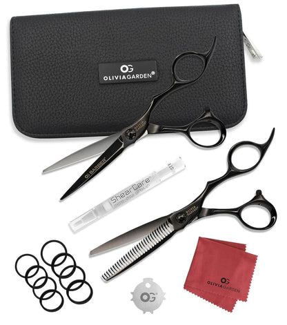 Olivia Garden OG Barber Shear & Thinner Set 6.25"