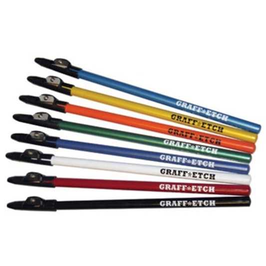 Graff Etch Colored Pencils Hair Pattern Pencils - 8 Piece Set