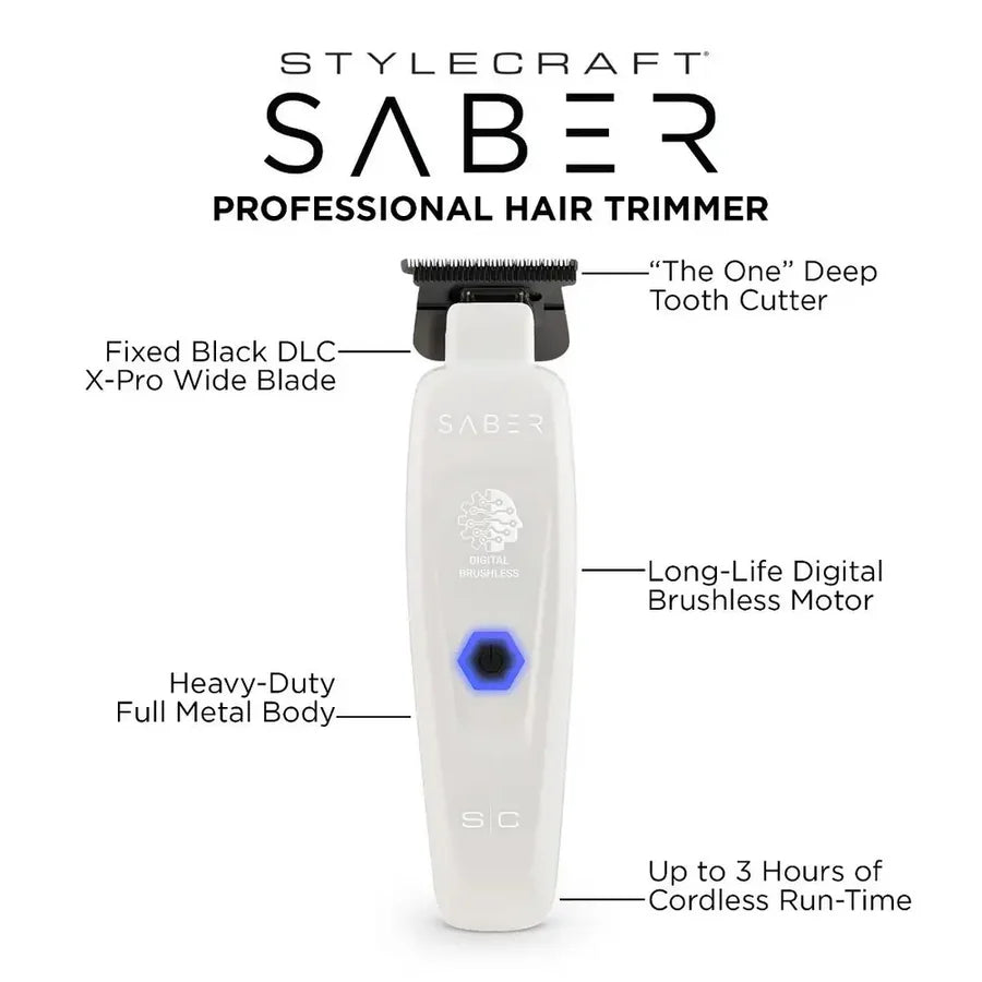 StyleCraft Saber Trimmer White