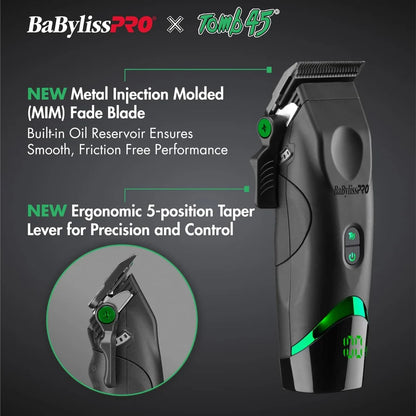 BaByliss x Tomb45 Wireless Clipper