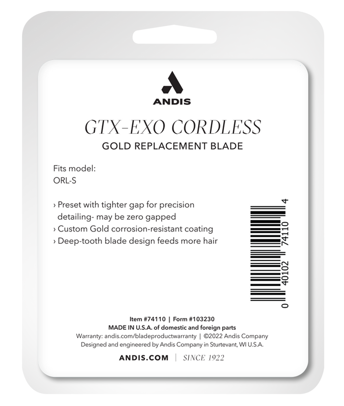 Andis GTX-Z Gold Deep-Tooth Blade