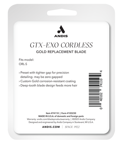 Andis GTX-Z Gold Deep-Tooth Blade