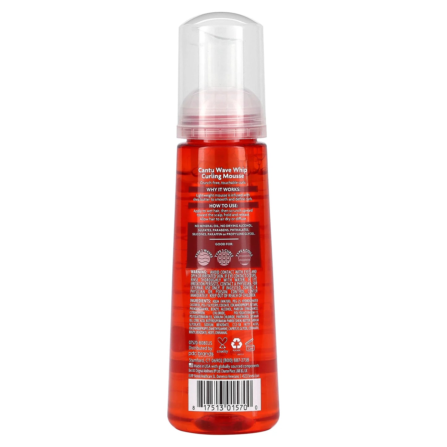 Cantu Wave Whip Curling mousse