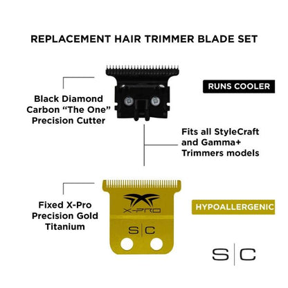 Style Craft The One Precision Gold Trimmer Blade