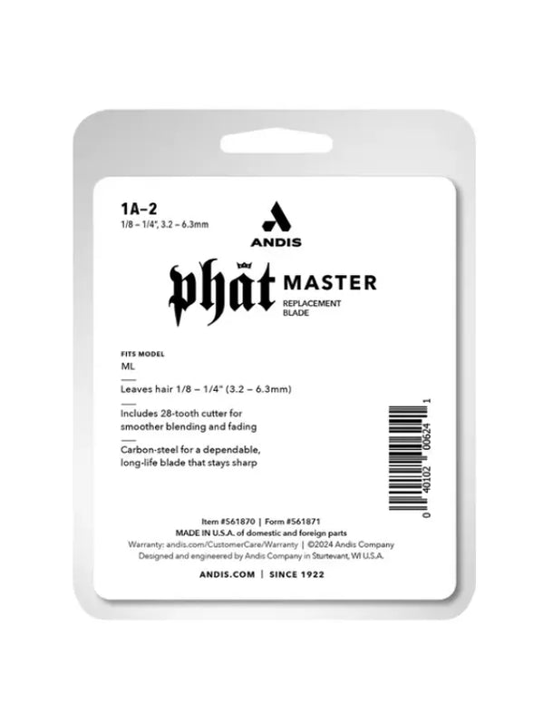 Andis Phat Master Replacement Clipper blade-ML