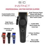 SC Instinct Professional Vector Motor Cordless Clipper