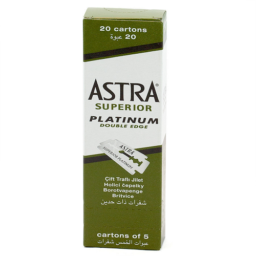 Astra Superior Platinum Double Edge Razor Blades