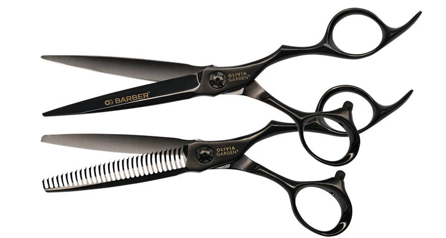 Olivia Garden OG Barber Shear & Thinner Set 6.25"