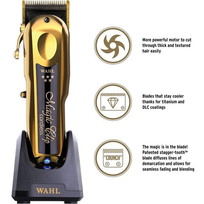 Wahl 5 Star Gold Cordless Magic Clip Clipper