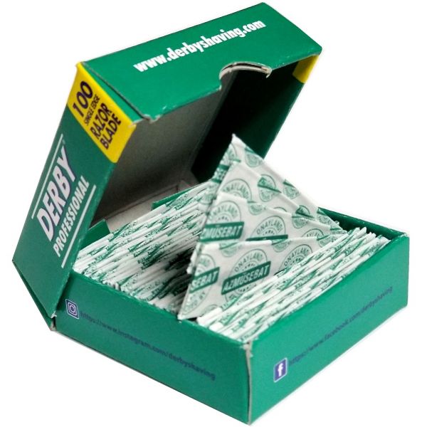 Derby Professional Single Edge Razor Blades - 100 Blades