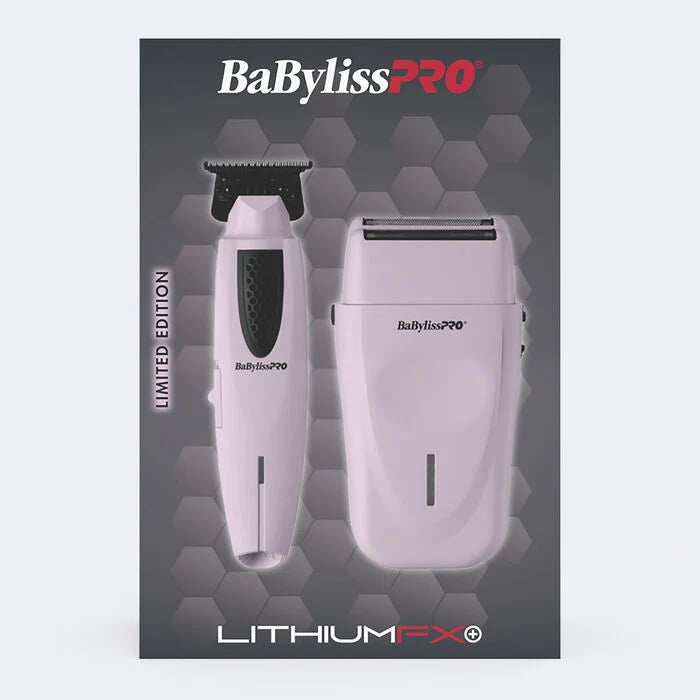 BaByliss Trimmer & Double Foil Shaver Pink
