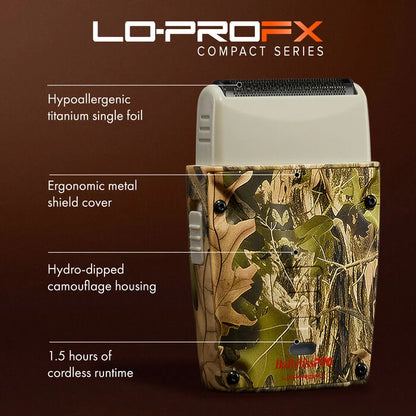 BaBylissPRO Camo Lo-PROFX Compact Single Foil Shaver