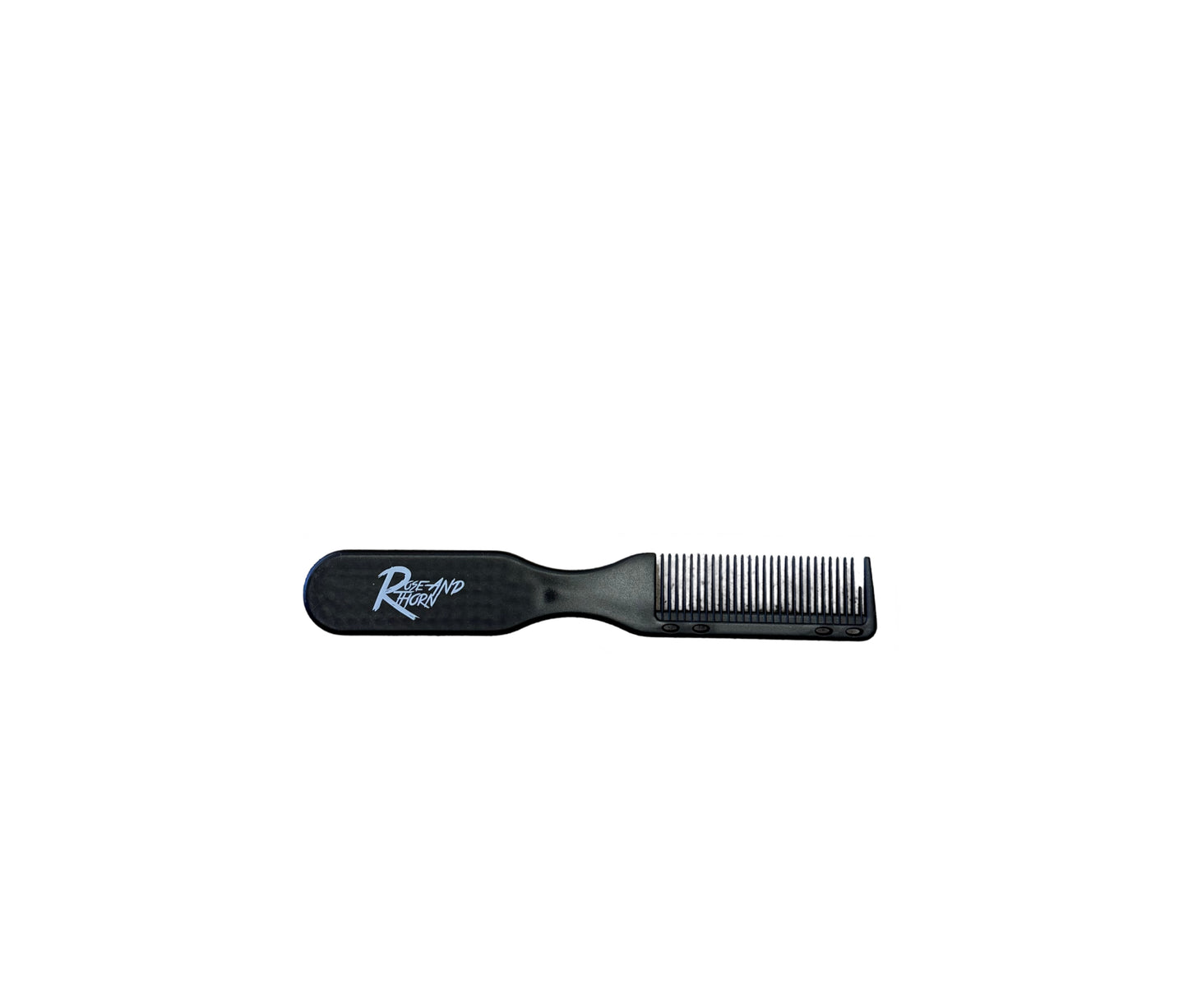 Rose and Thorn Double Sided Fade Comb and Brush