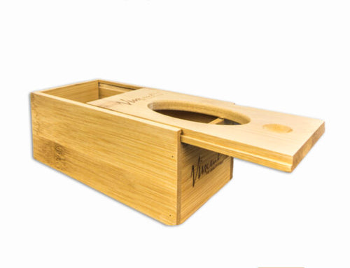 wooden neck strip dispenser