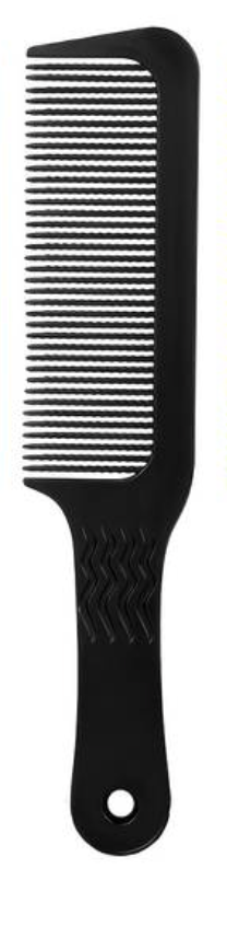 Black Clipper Comb With Texture