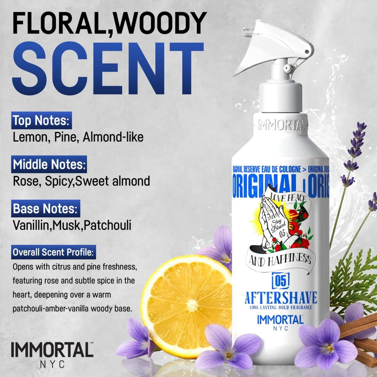 Immortal NYC Stay Blessed 05 Aftershave