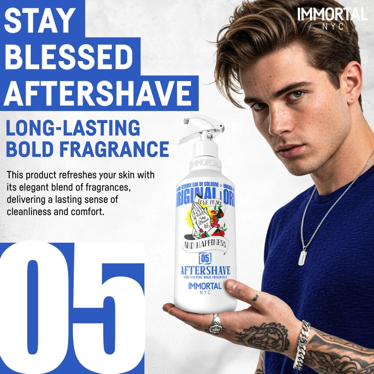 Immortal NYC Stay Blessed 05 Aftershave