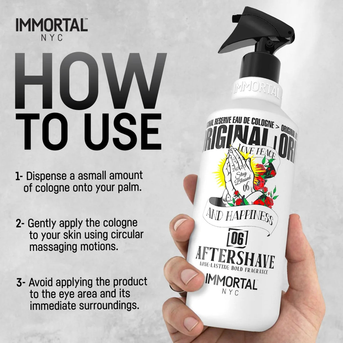 Immortal NYC Stay Blessed 06 Aftershave