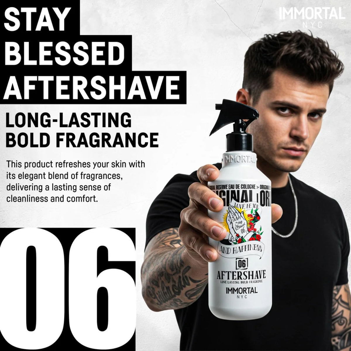 Immortal NYC Stay Blessed 06 Aftershave