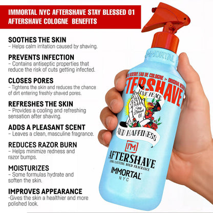 Immortal NYC Stay Blessed 01 Aftershave