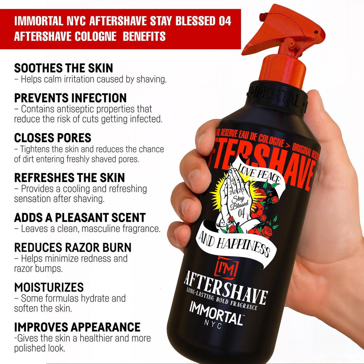 Immortal NYC Stay Blessed 04 Aftershave