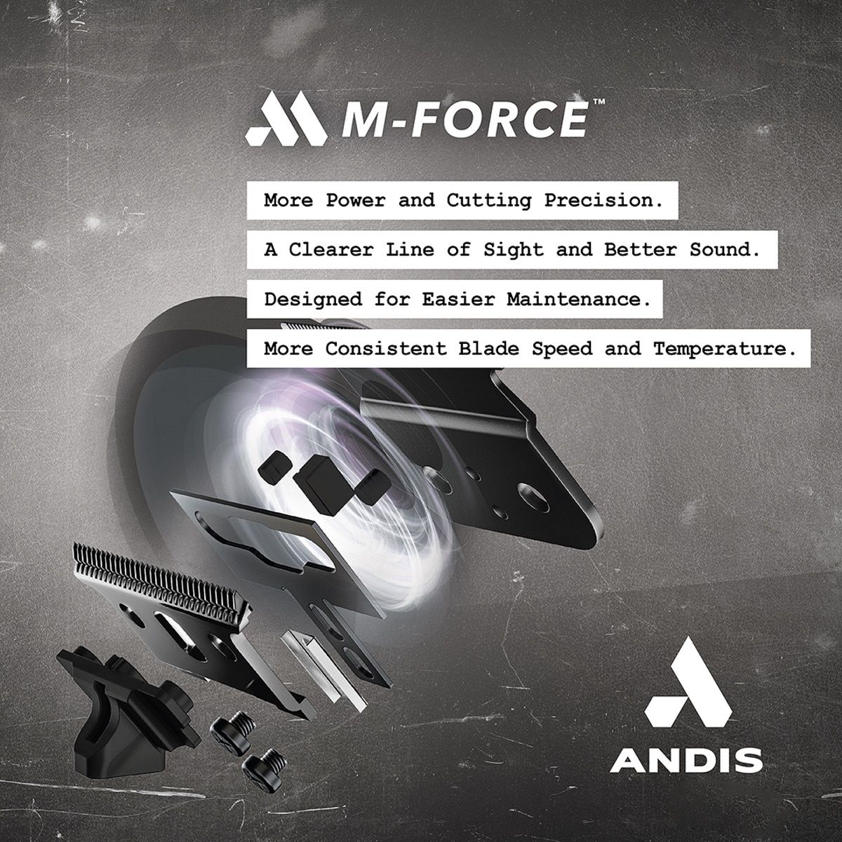 Andis M-Force GTX-EXO Replacement GTX-Z Deep Tooth Blade