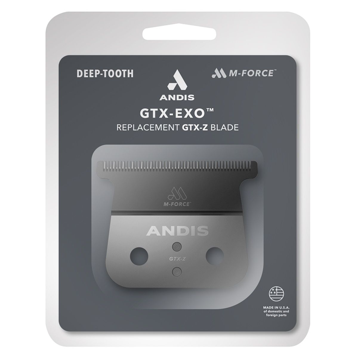Andis M-Force GTX-EXO Replacement GTX-Z Deep Tooth Blade