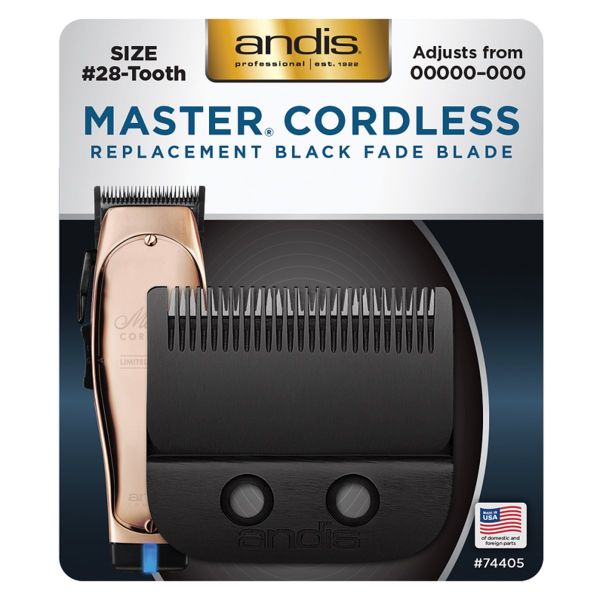 Andis Master Cordless Replacement Black Fade Blade