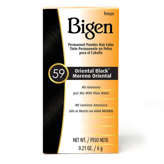 Bigen Permanent Powder Hair Color 59 Oriental Black