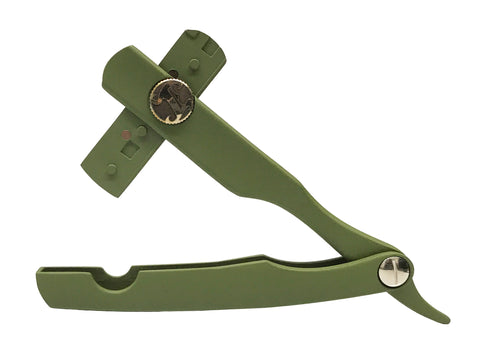 Green Razor Fro Target Irving Green Cerakote Razor – Rose and Thorn Barber Supply
